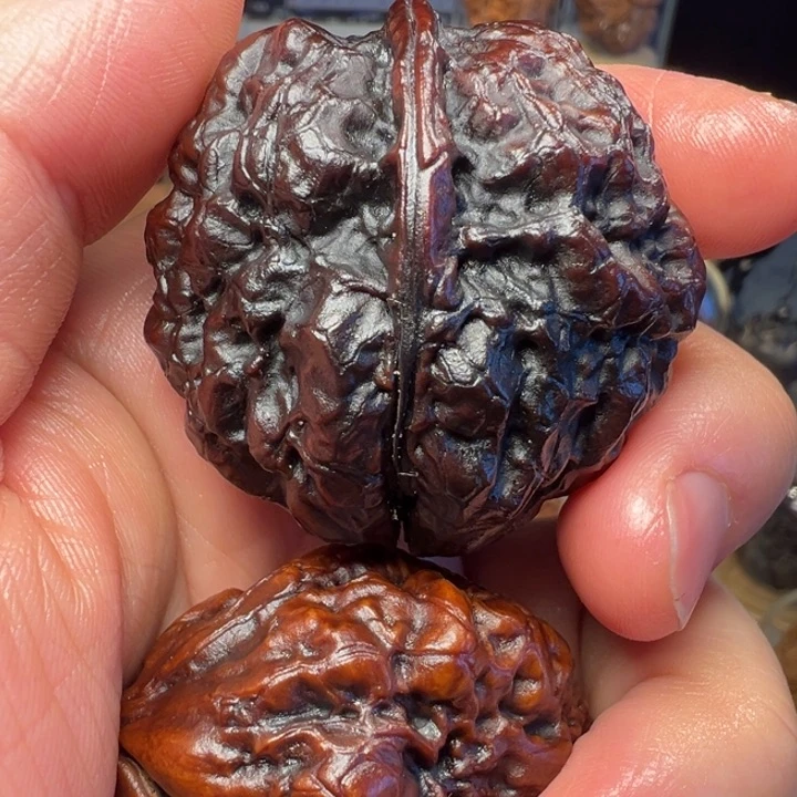 文玩核桃把件东*.九五玄包