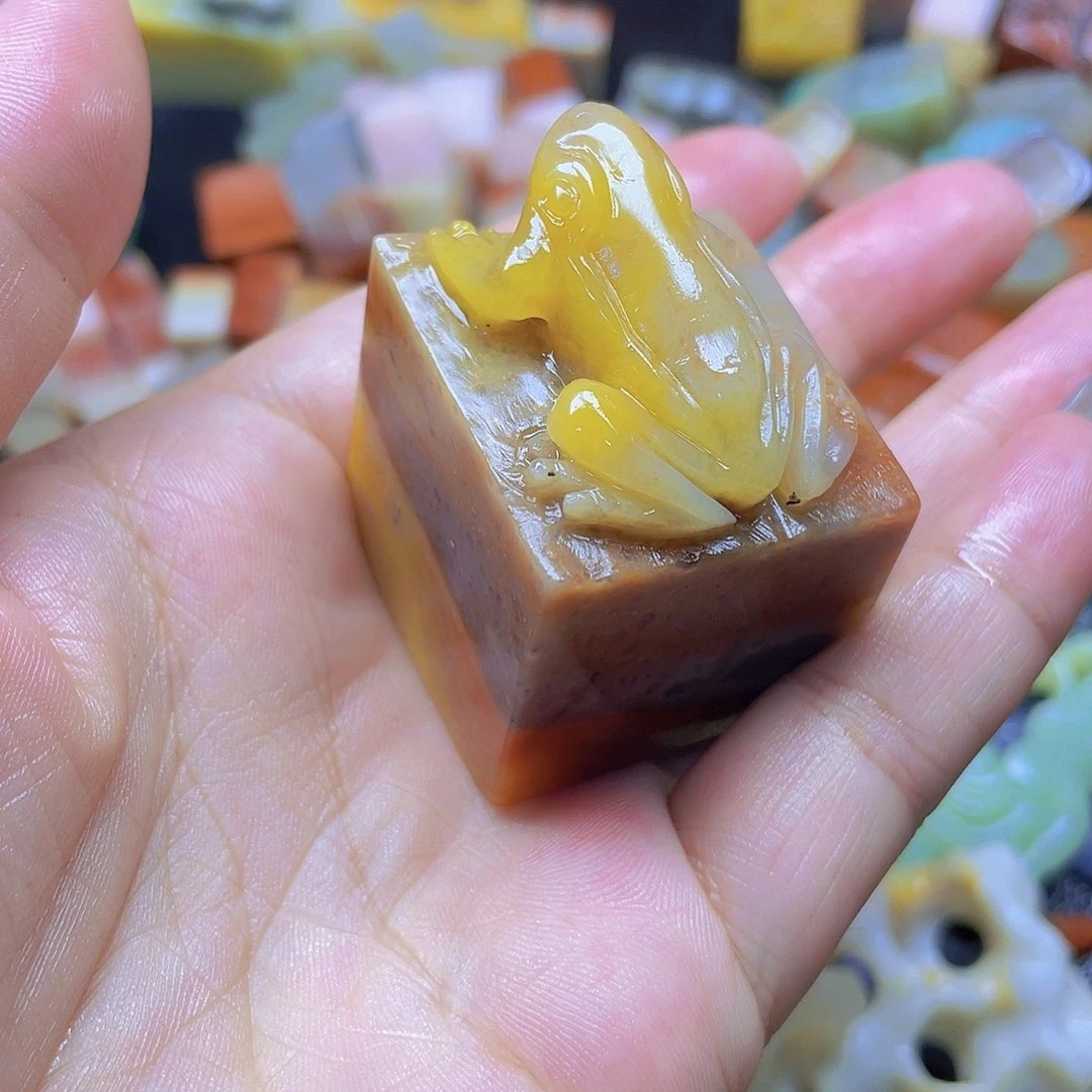 青田石印石?*墨纯手工