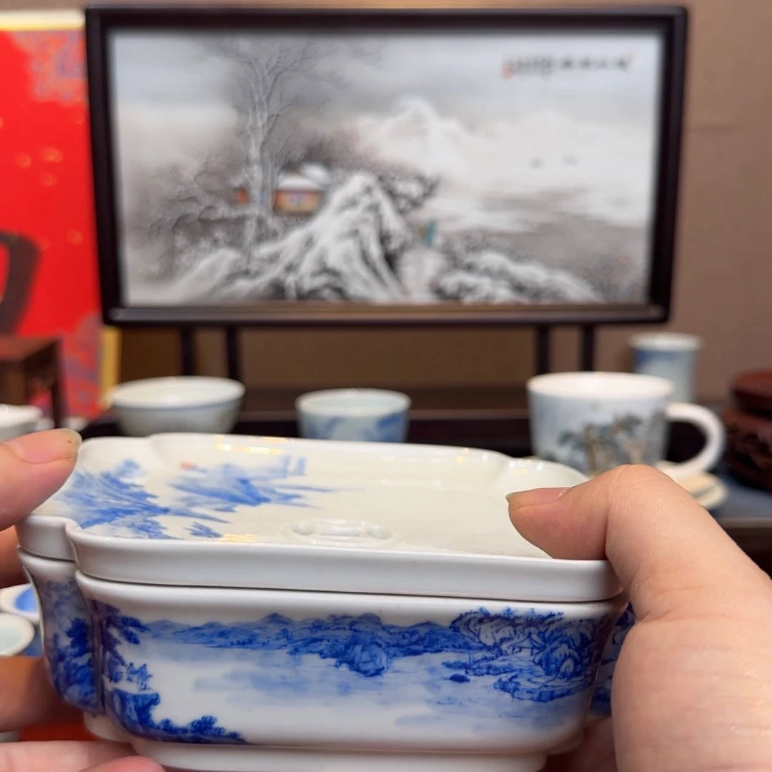 b****9青华山水手工手绘