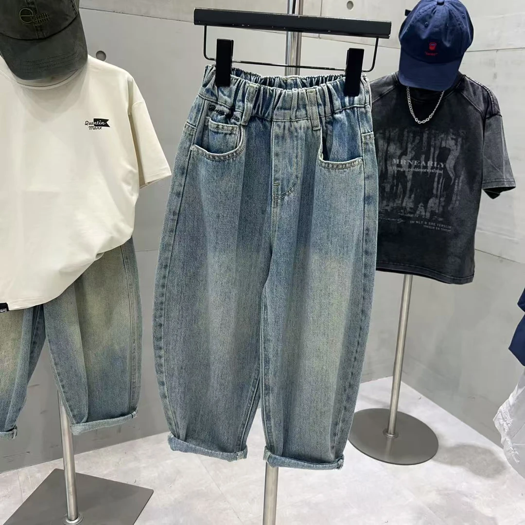 春季儿童牛仔裤15557