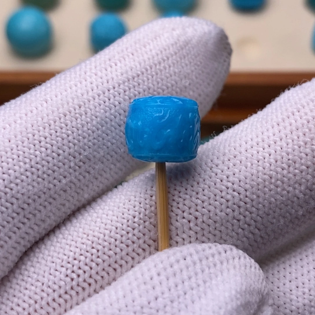 绿松石未镶嵌绿松石六字10.6