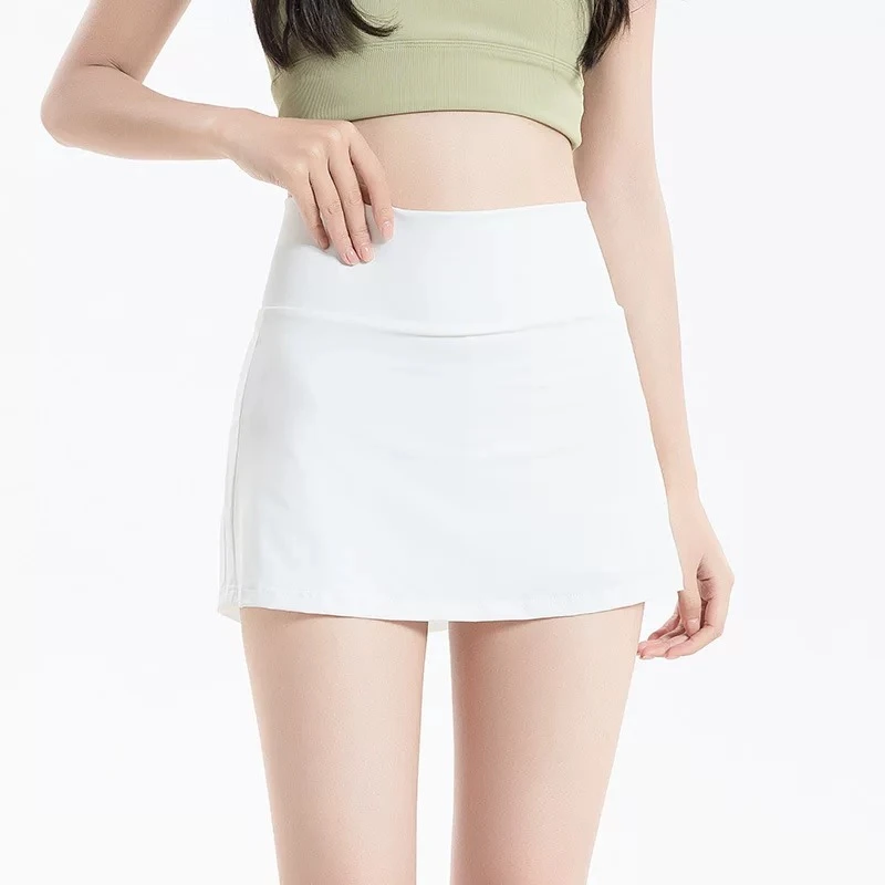 【防晒短裙】原纱冰感夏季高腰速干防走光健身运动