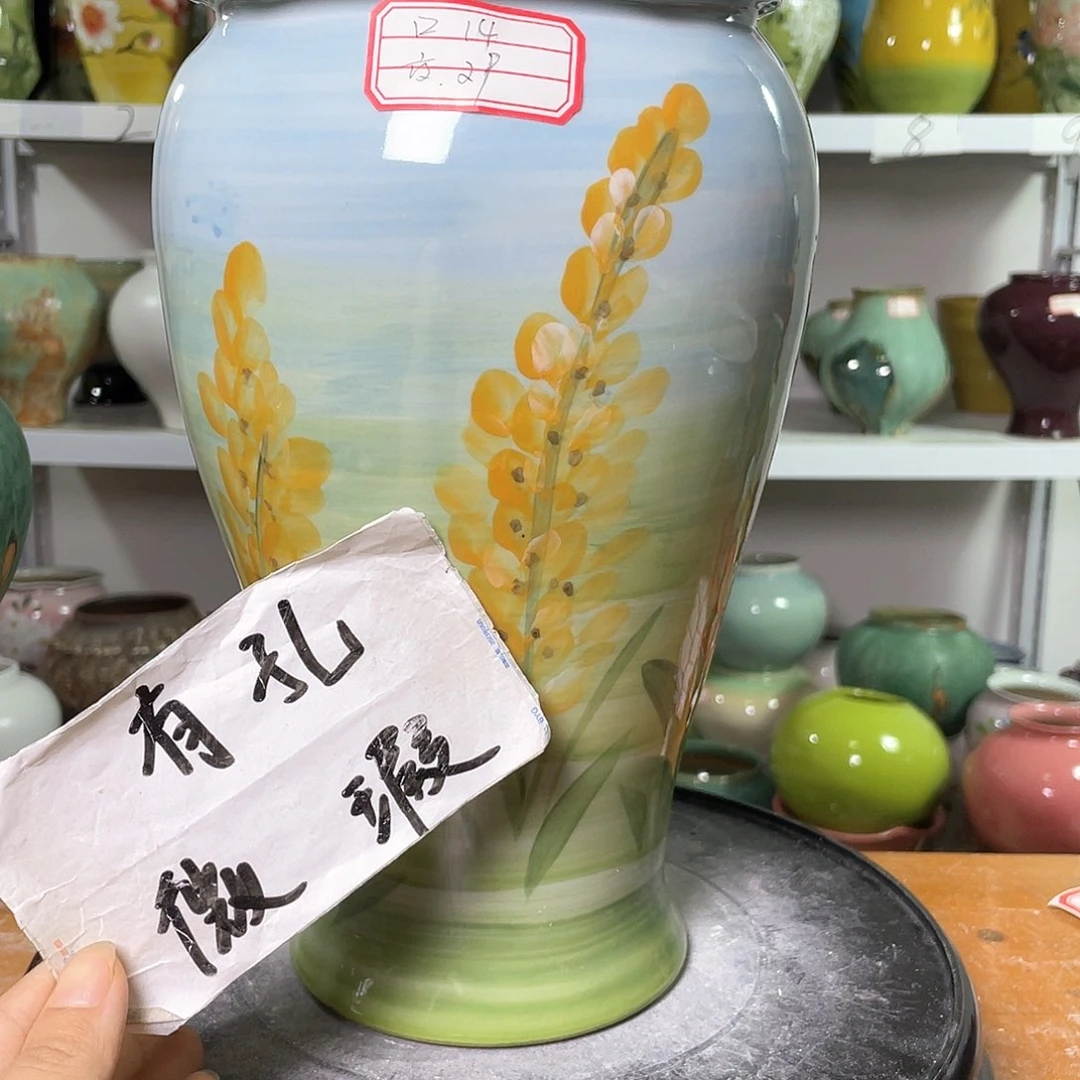 景德镇陶瓷花盆微瑕