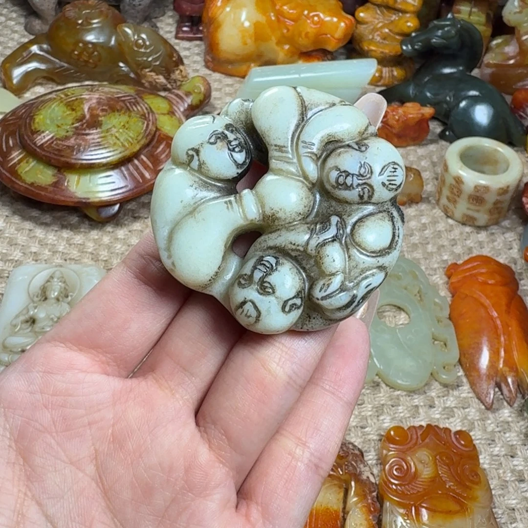 吊坠白玉菩提挂件