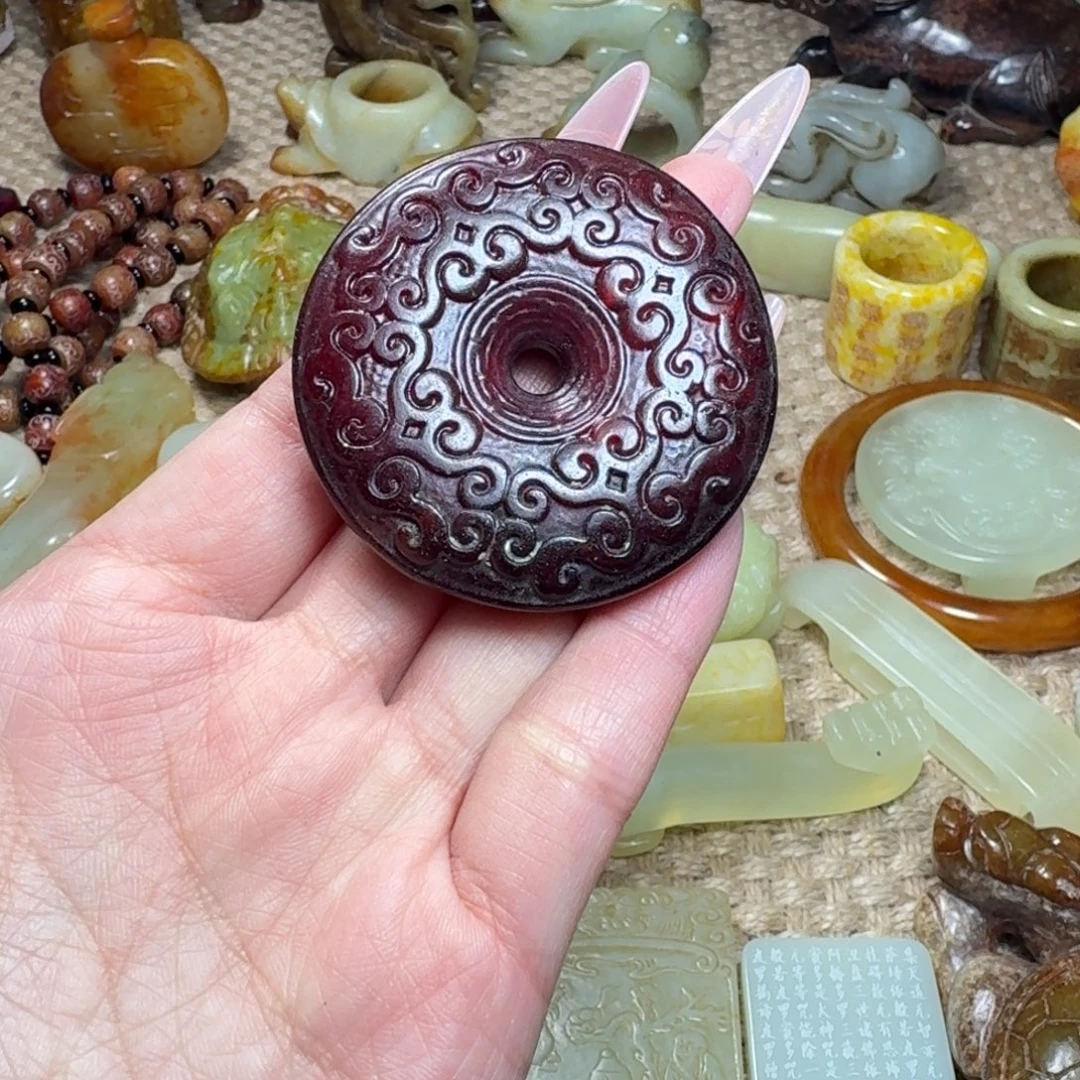 白玉菩提吊坠挂件