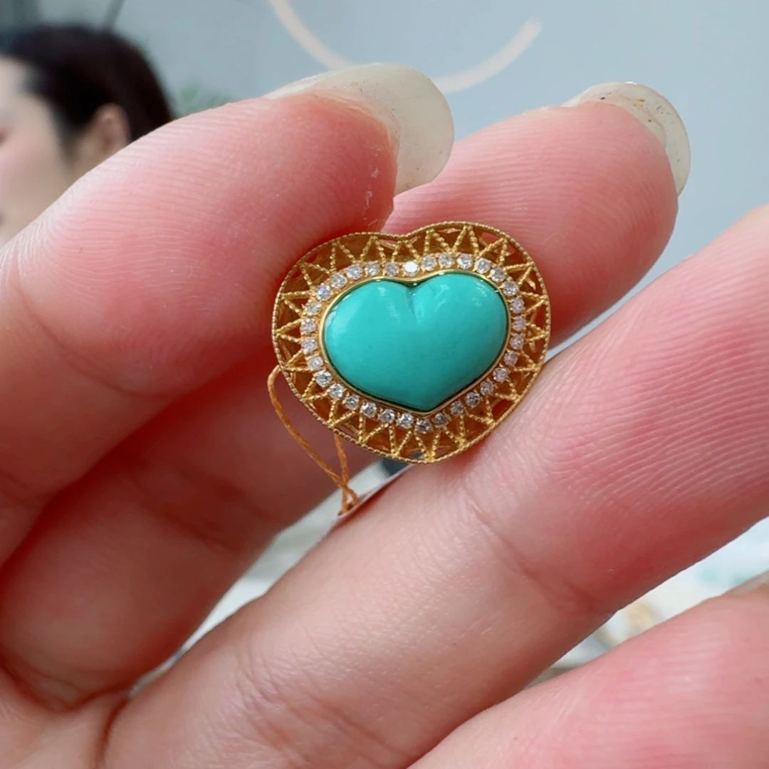 未镶嵌绿松石珠宝奇石