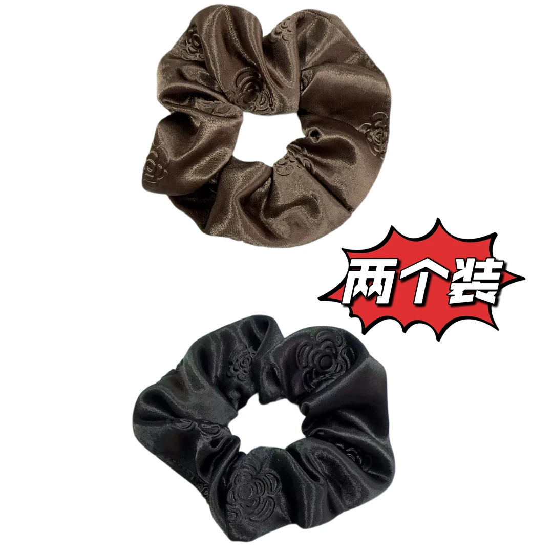 两个装奥黛丽赫本肠圈发圈绑头发女皮筋高弹大肠圈1191+1460