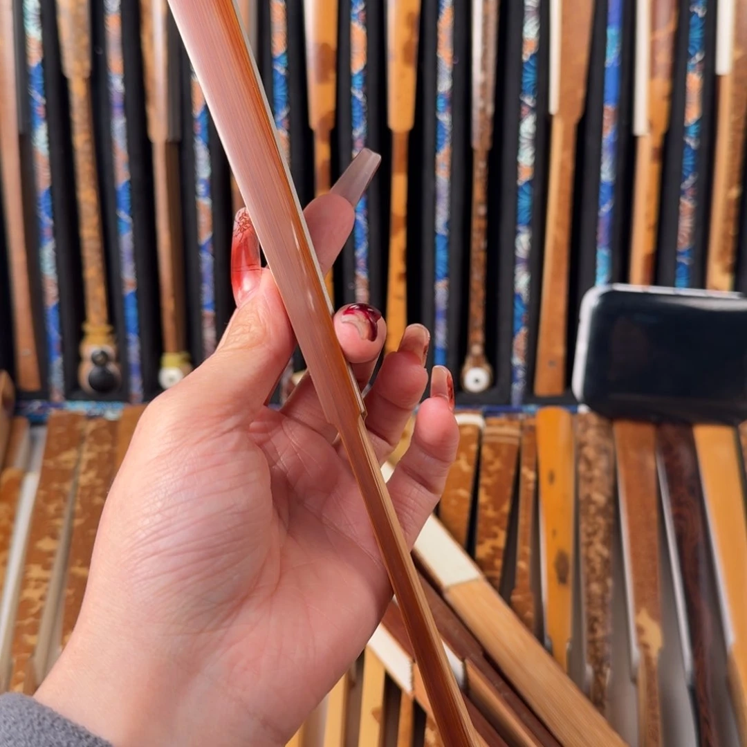 扇子老*子兵哥扇艺斑竹折扇