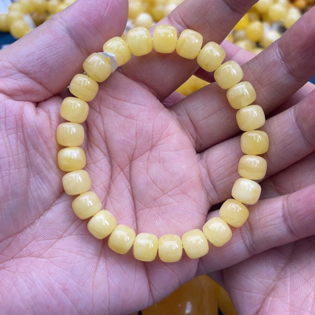 琥珀裸石未镶嵌琥珀蜜蜡8m m