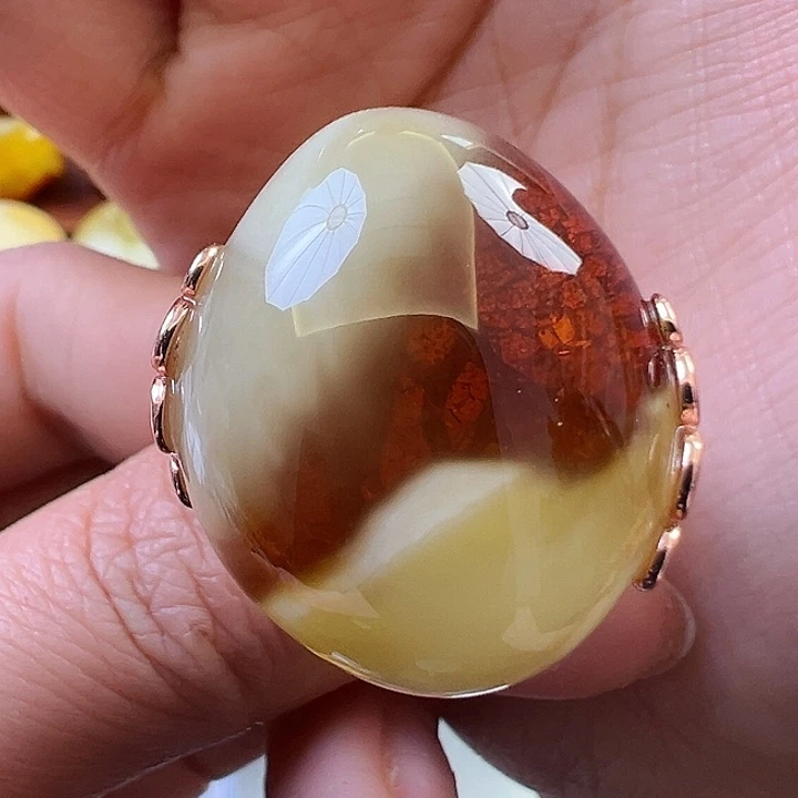 蜜蜡颈饰未镶嵌蜜蜡