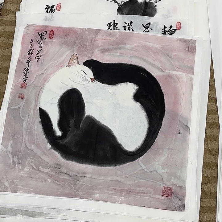 国画花鸟的翅膀和翅膀是一样长