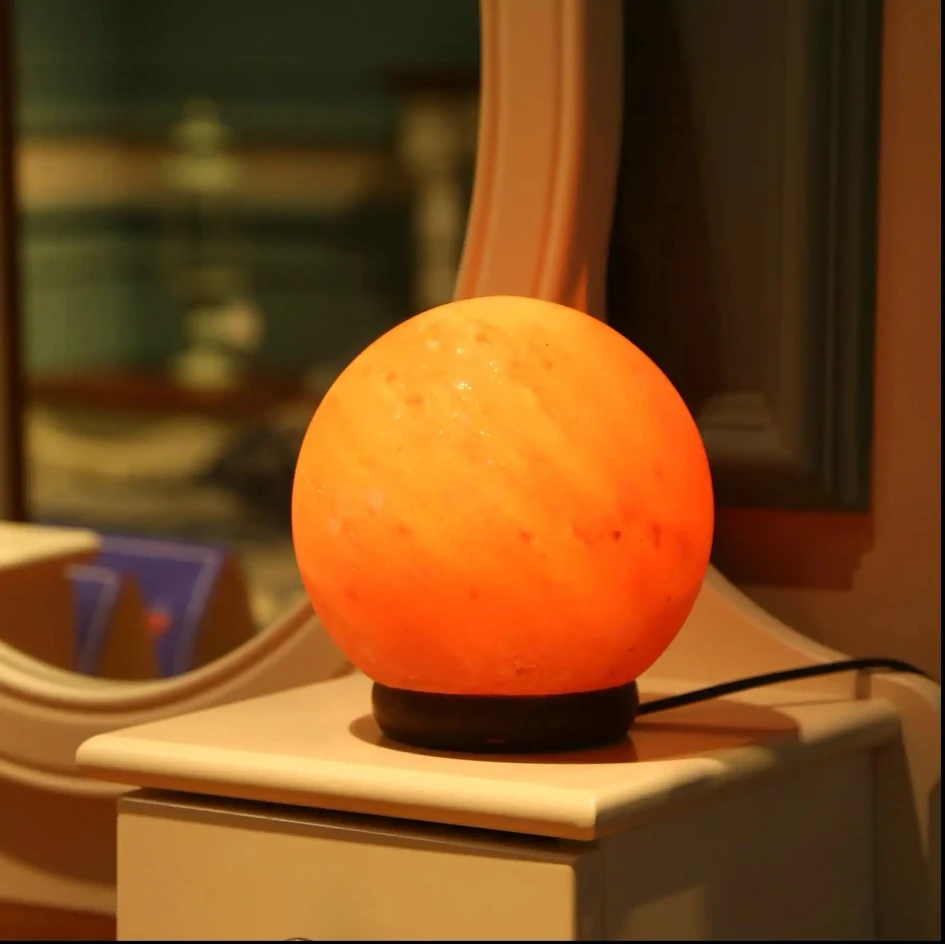 喜马拉雅创意盐灯客厅书房卧室摆件台灯灯饰屏幕海盐喜马拉雅盐灯