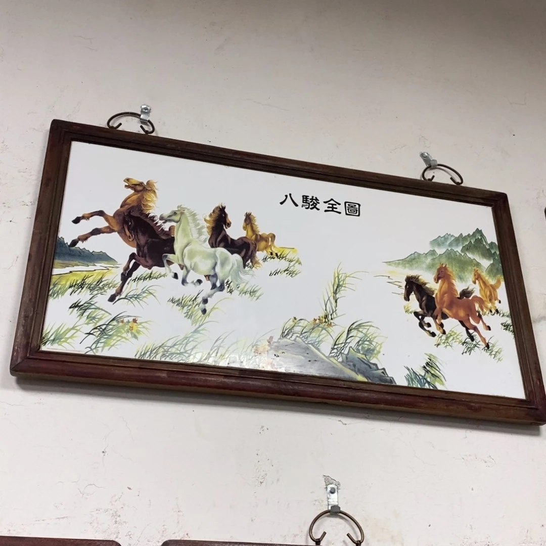 瓷片86*46 景德镇瓷板画柴窑烧制