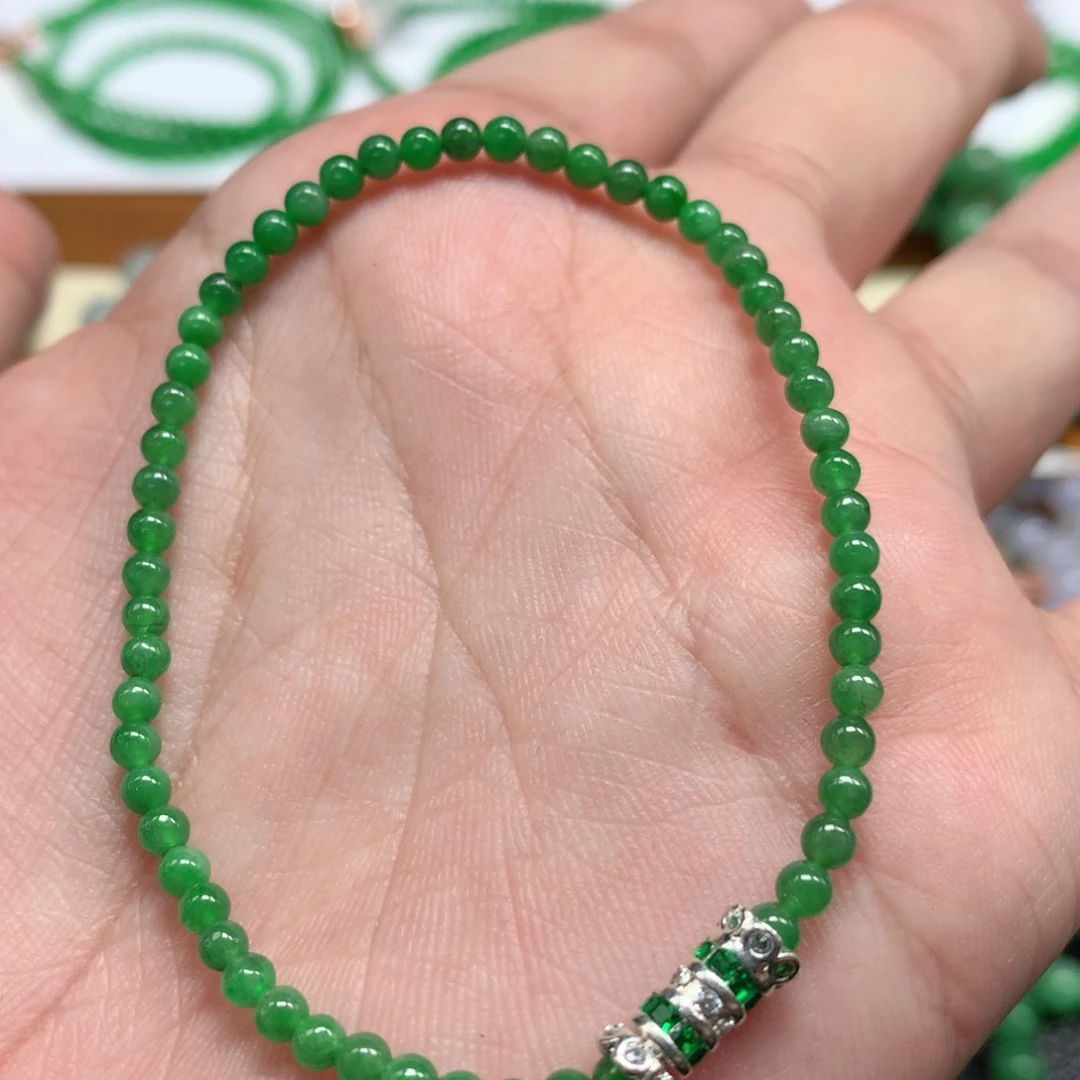 未镶嵌手链翡翠翡翠