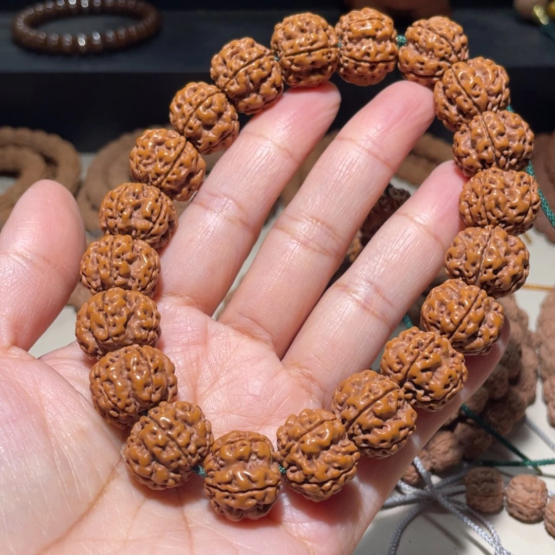 山***舟手串金刚菩提帝王花手串16.9