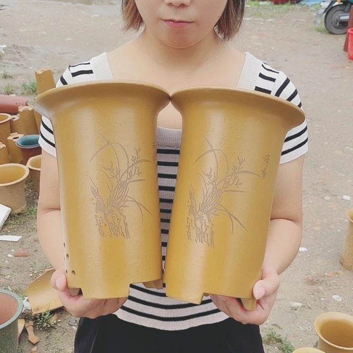 宜兴紫砂精品花盆