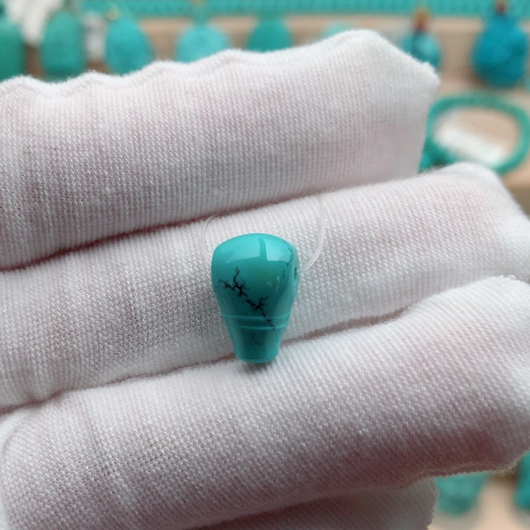 绿松石未镶嵌珠宝奇石8.5mm