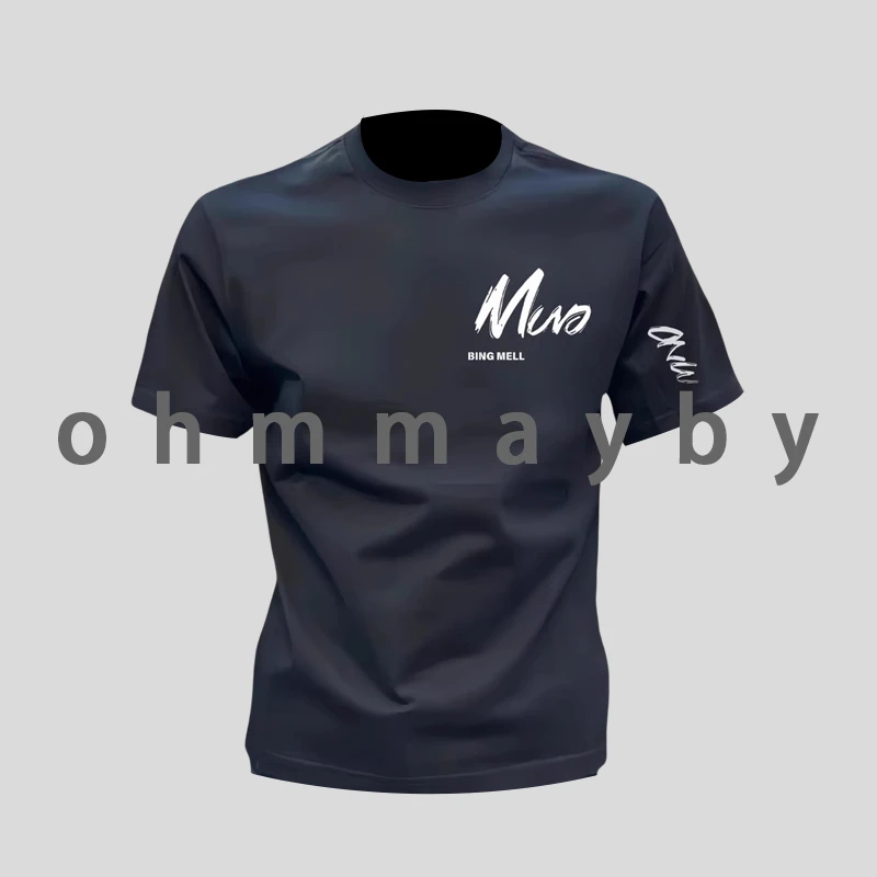 ohmmayby美式重磅百搭短袖T恤男士休闲创意时尚潮流宽松半袖上衣