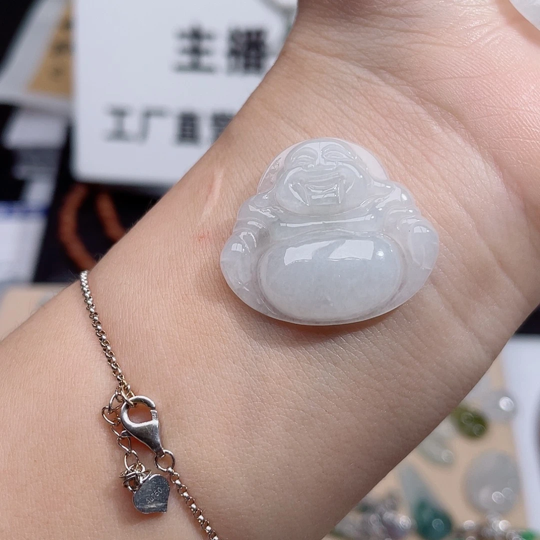 颈饰未镶嵌翡翠缅甸天然翡翠a货