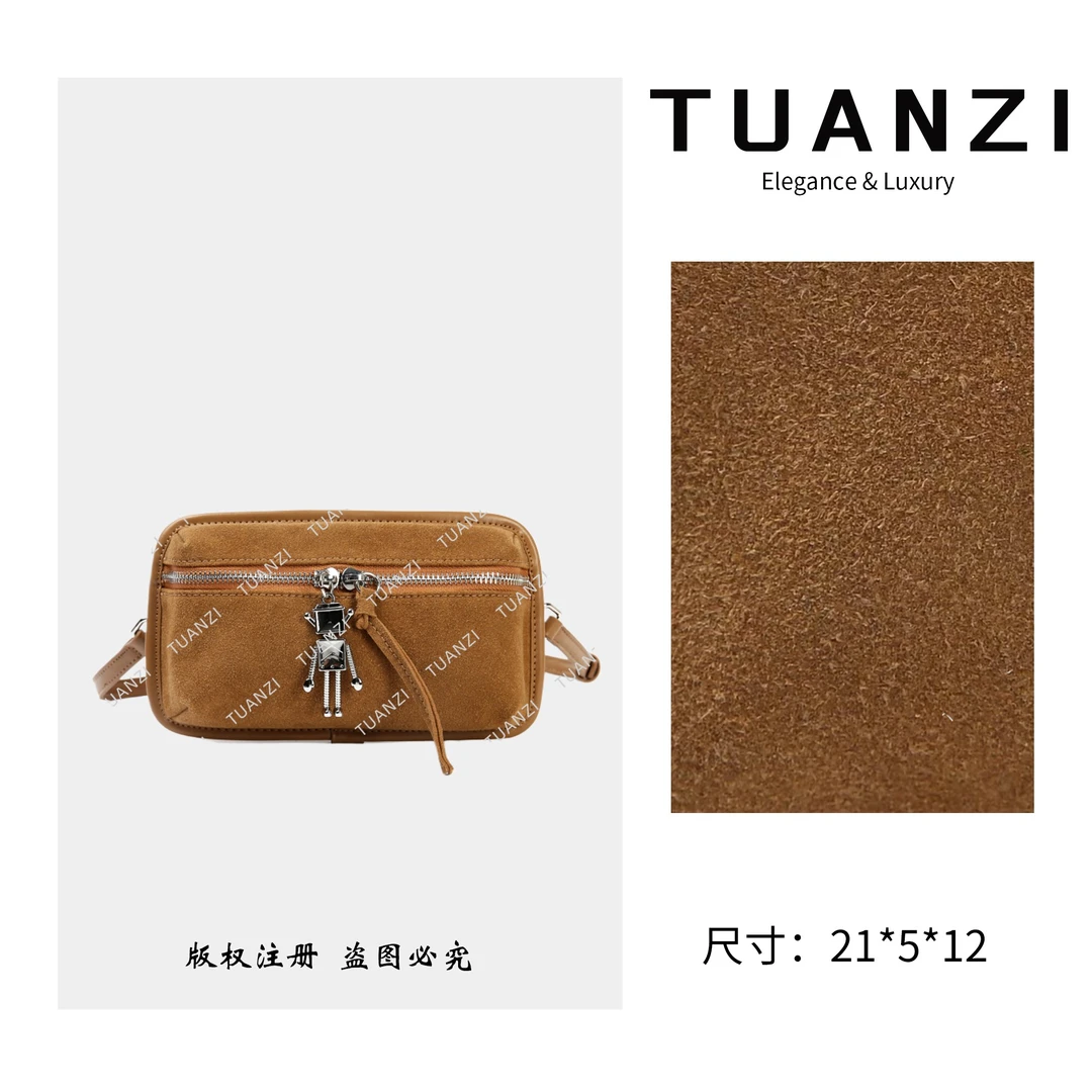 【TUAN′ZI】秋冬新款原创小众设计手提腋下包 BF-66583-棕色