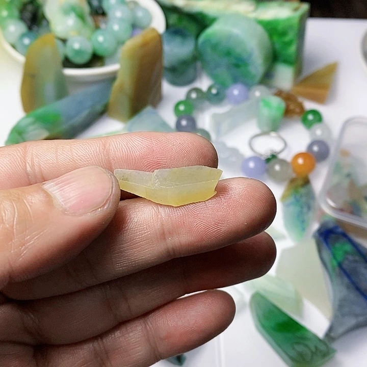 翡翠散珠天然翡翠A货