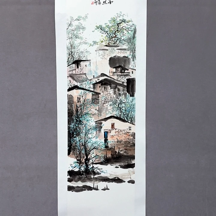 国画亲笔手绘放心去藏