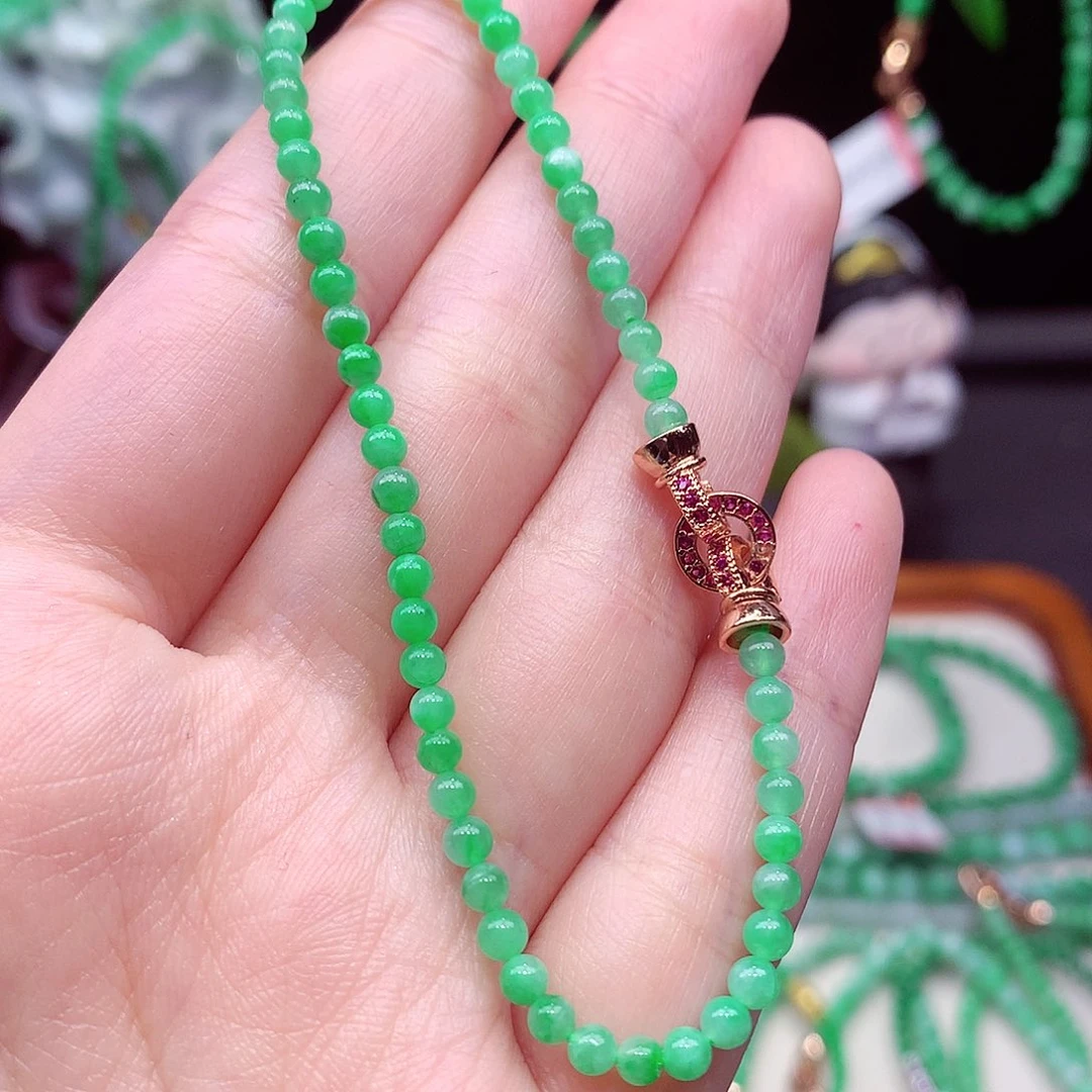 翡翠未镶嵌手链翡翠