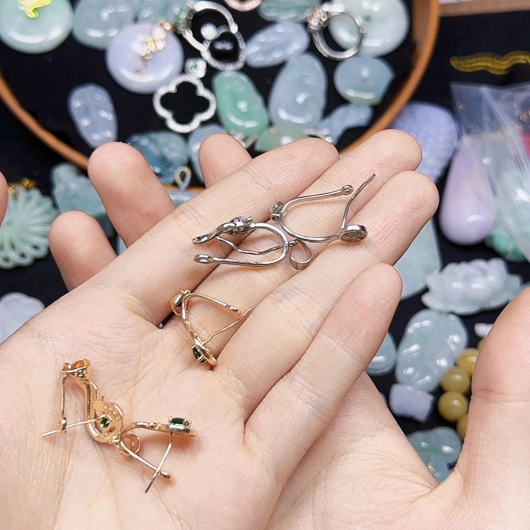 可***多翡翠未镶嵌套链翡翠