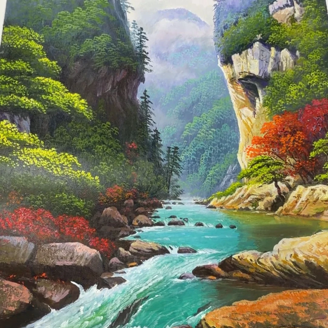 油画你在我去找他时
