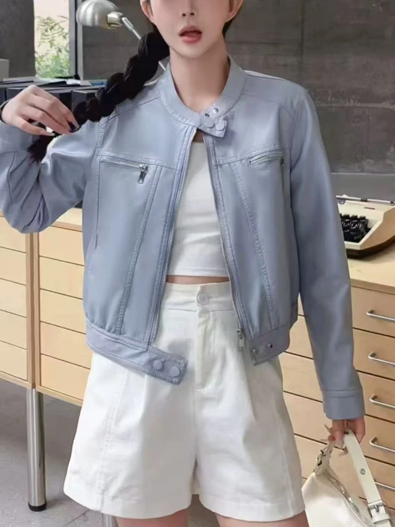 女装皮衣005直播间下单备注编码尺码