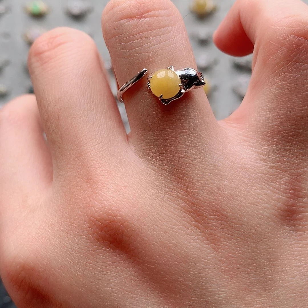 翡翠耳饰银S925镶嵌0154