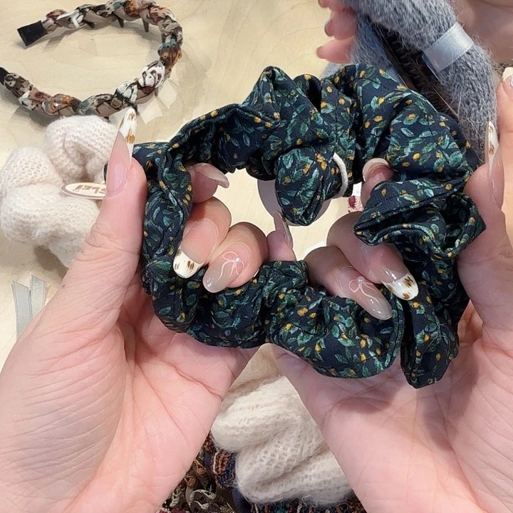 绿色小碎花新款小肠圈