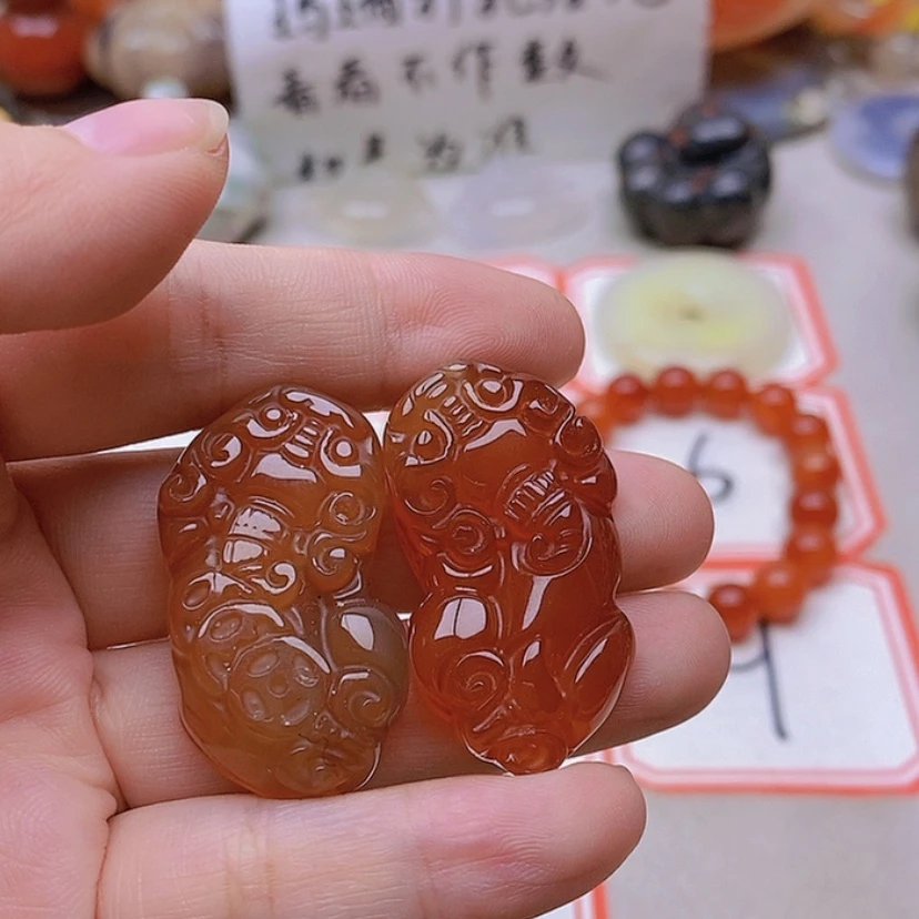 【闪购商品】未镶嵌玛瑙/玉髓珠宝半成品飞*?