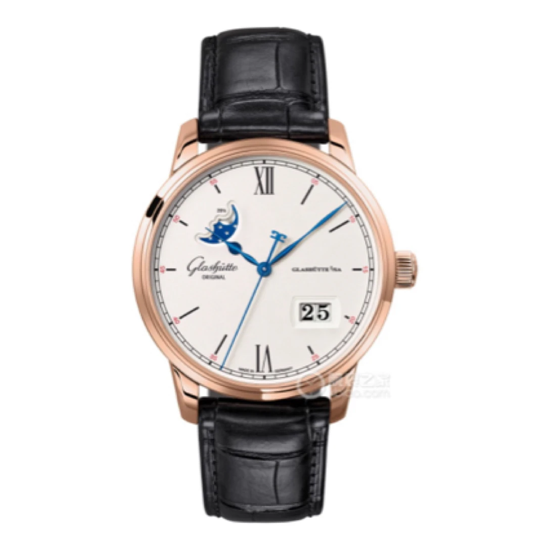 99新 Glashutte Original/格拉苏蒂 男士腕表/表径40/单表/金表