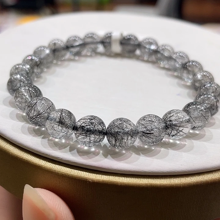未镶嵌珠宝半成品水晶黑发晶