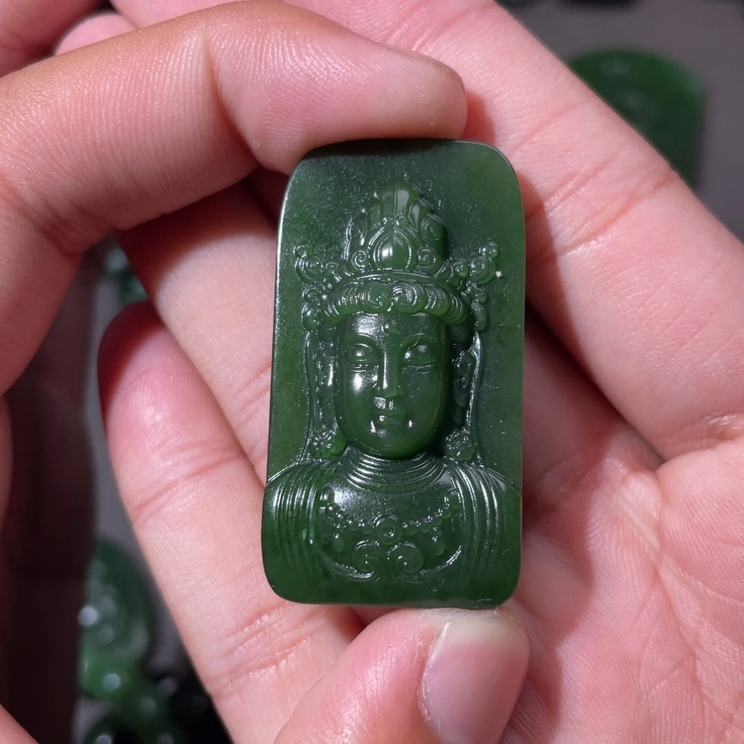 和田玉（碧玉）未镶嵌颈饰