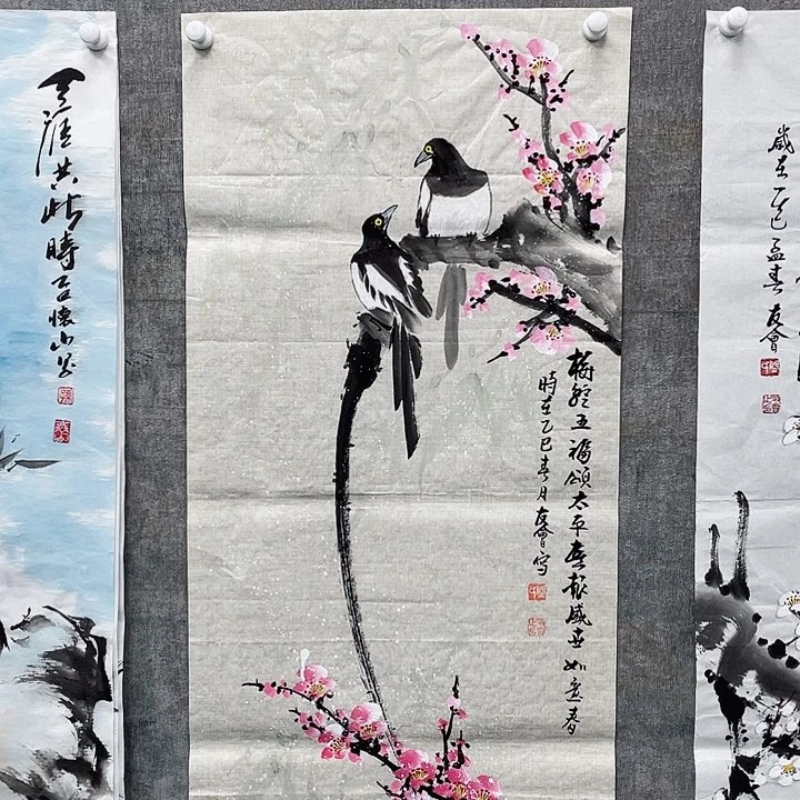 国画绘画作品闫友会100.50三尺画芯