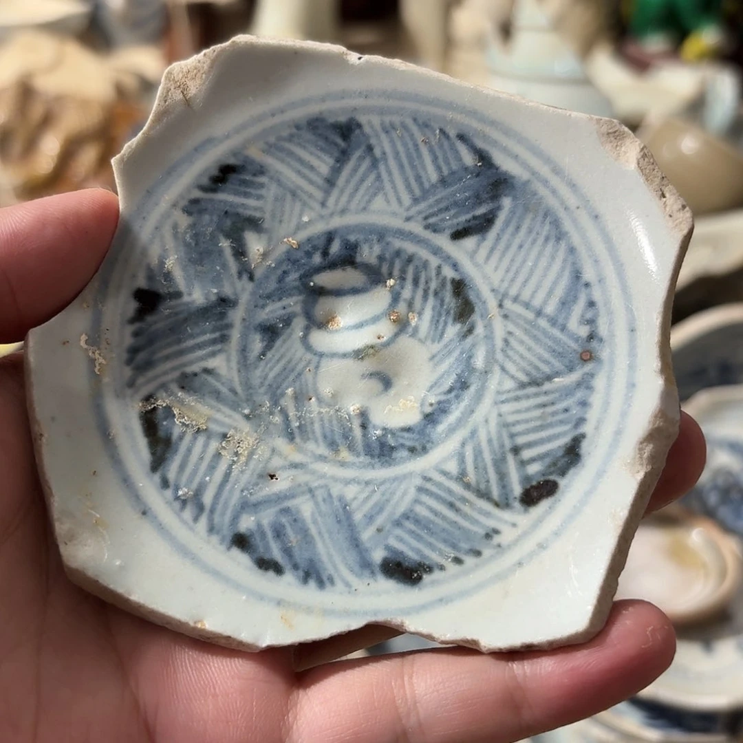 瓷片青花瓷片标本，顺丰包邮
