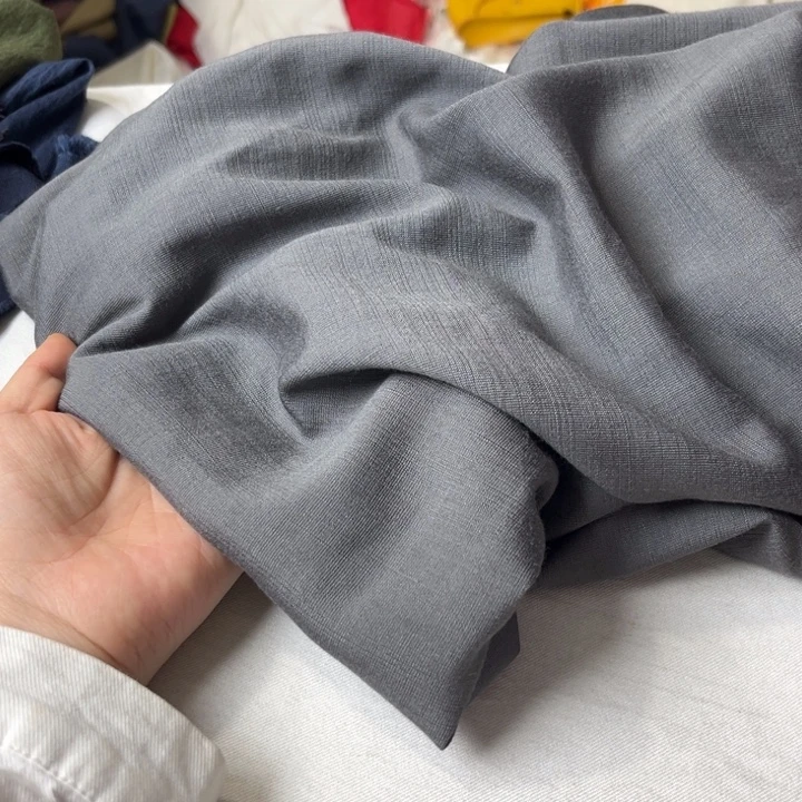 棉混纺深灰麻棉1.5米