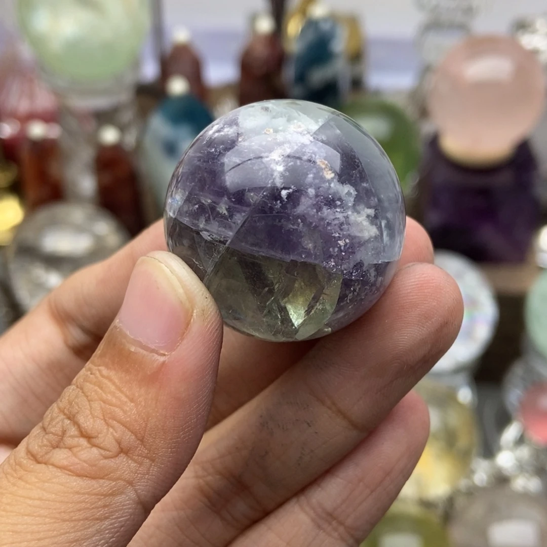 素***素未镶嵌摆件萤石萤石