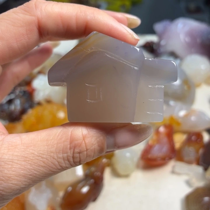 玛瑙/玉髓未镶嵌吊坠(不含链)