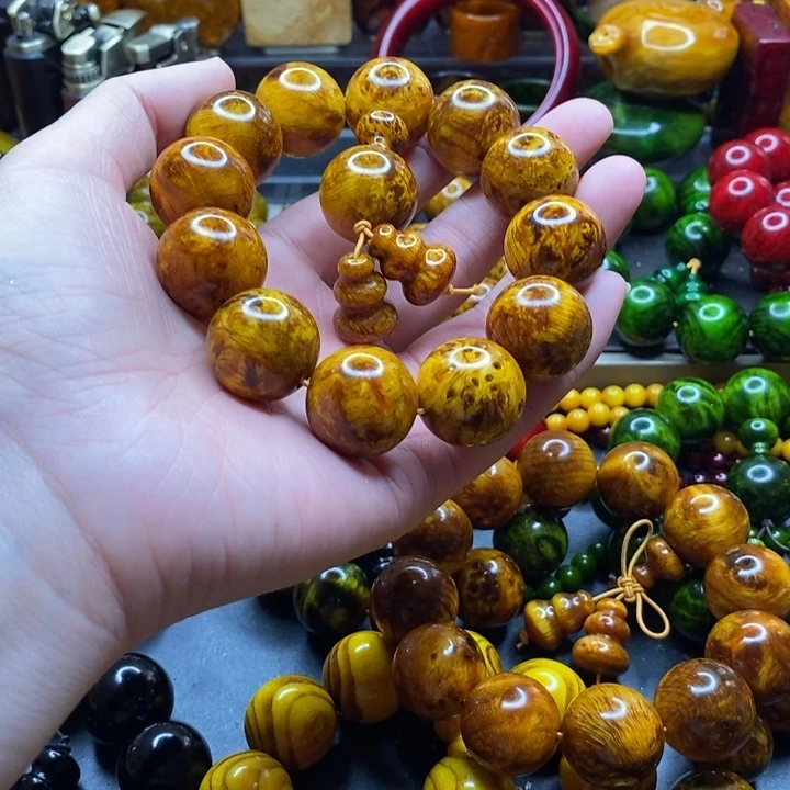 2.0留疤手串琥珀木11111111