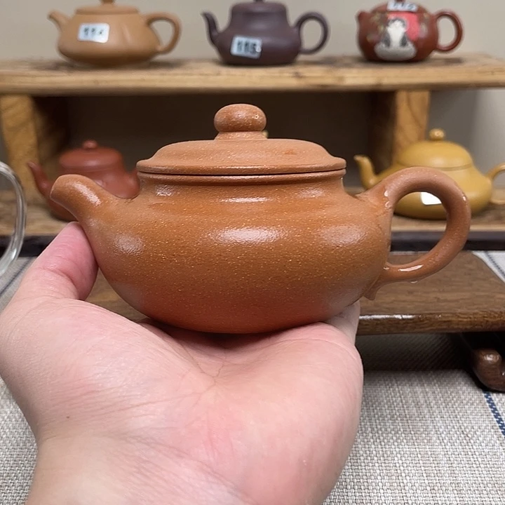 半***山茶壶紫砂原矿手工紫砂壶