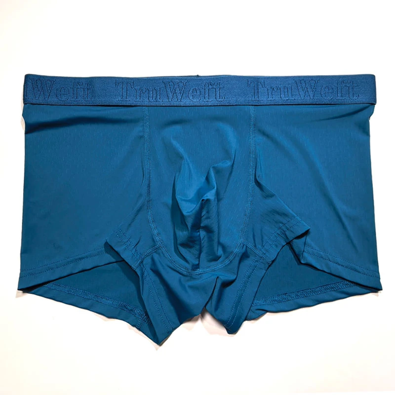 03大码透气中腰男平角内裤裤头运动夏季裤衩男士舒适纯色