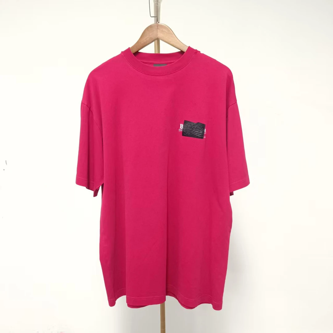 99新 Balenciaga/巴黎世家 海浪遮挡短袖 P1404 L 长78 胸60编码5