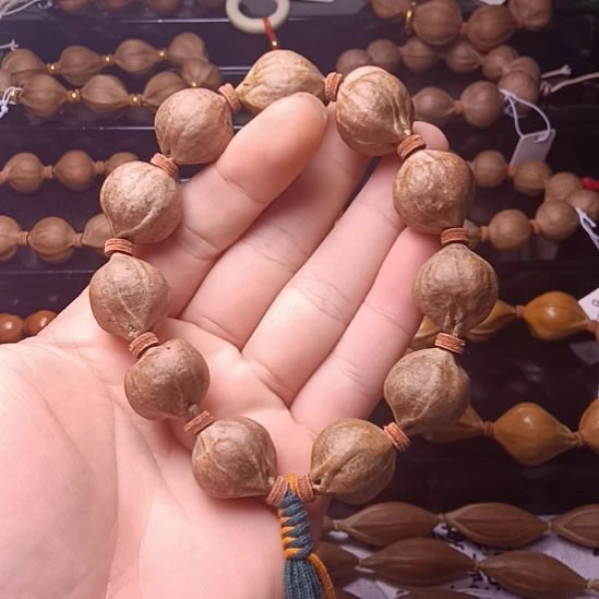 橄榄核手串/手链橄榄核三花铁核鸡血红蜜桃臀手串1.9