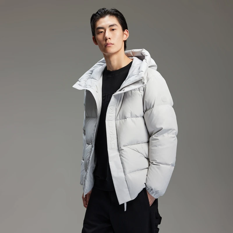 【陈大可专属】杰克琼斯防泼水宽松连帽好羽绒服男224312031