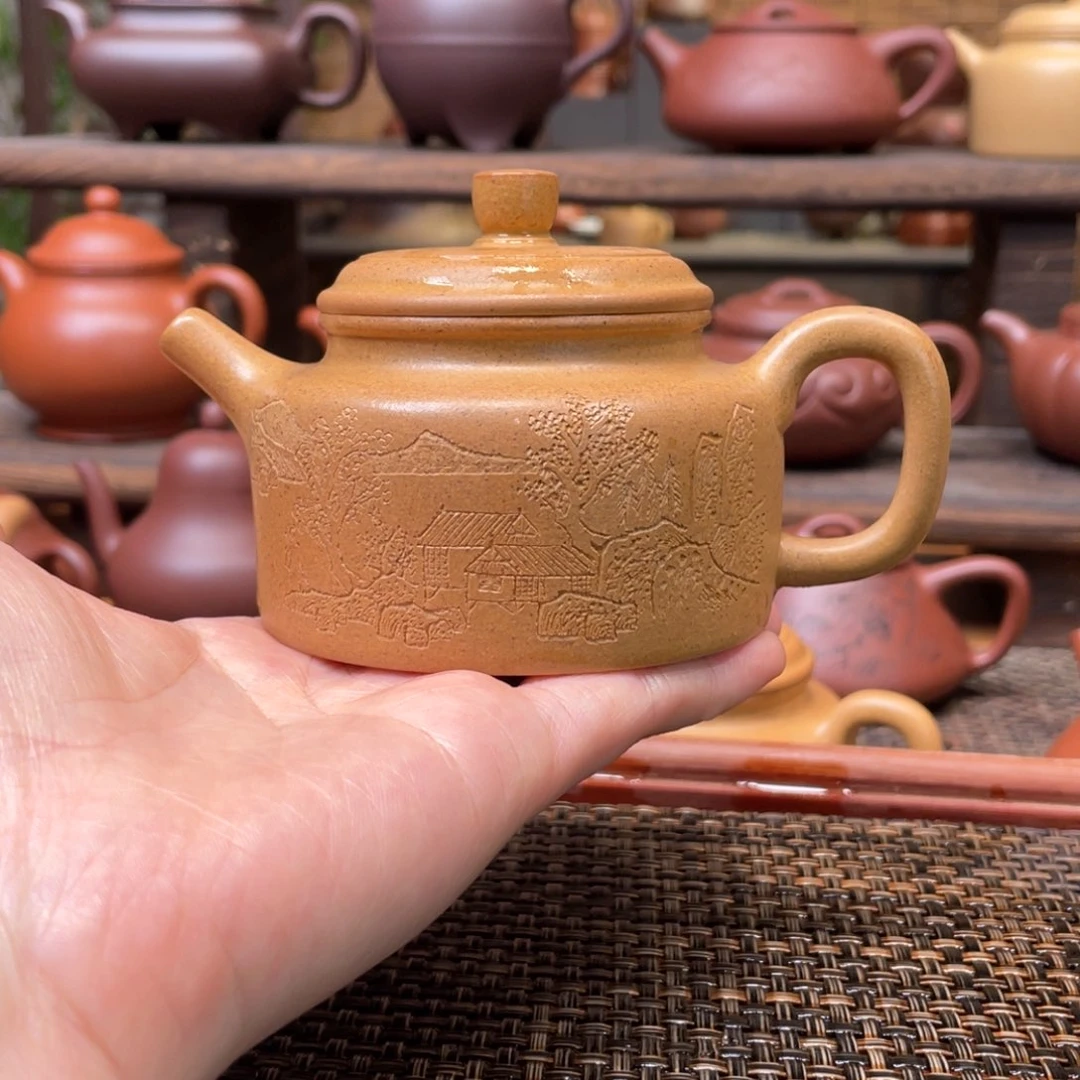 茶壶紫砂宜兴原矿紫砂手工制全170
