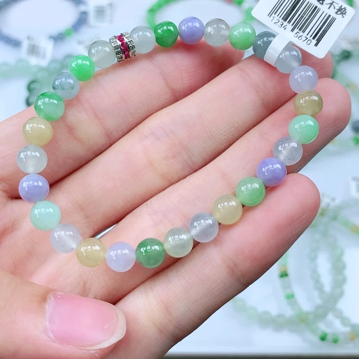 未镶嵌手链翡翠翡翠