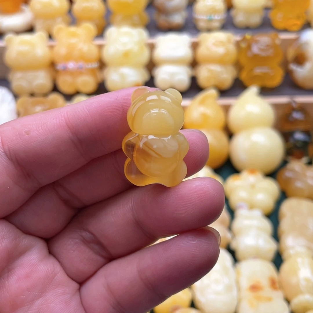 琥珀未镶嵌裸石蜜蜡